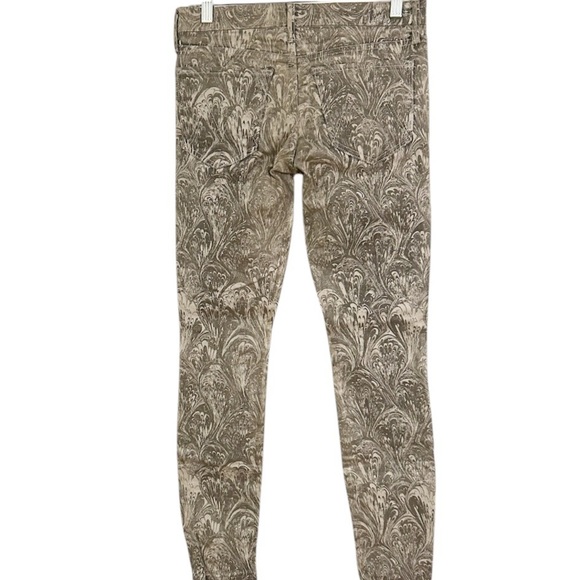 MOTHER The Looker Glitz ‘N Glam Metallic Print Skinny Jeans Size 26 - Picture 3 of 11